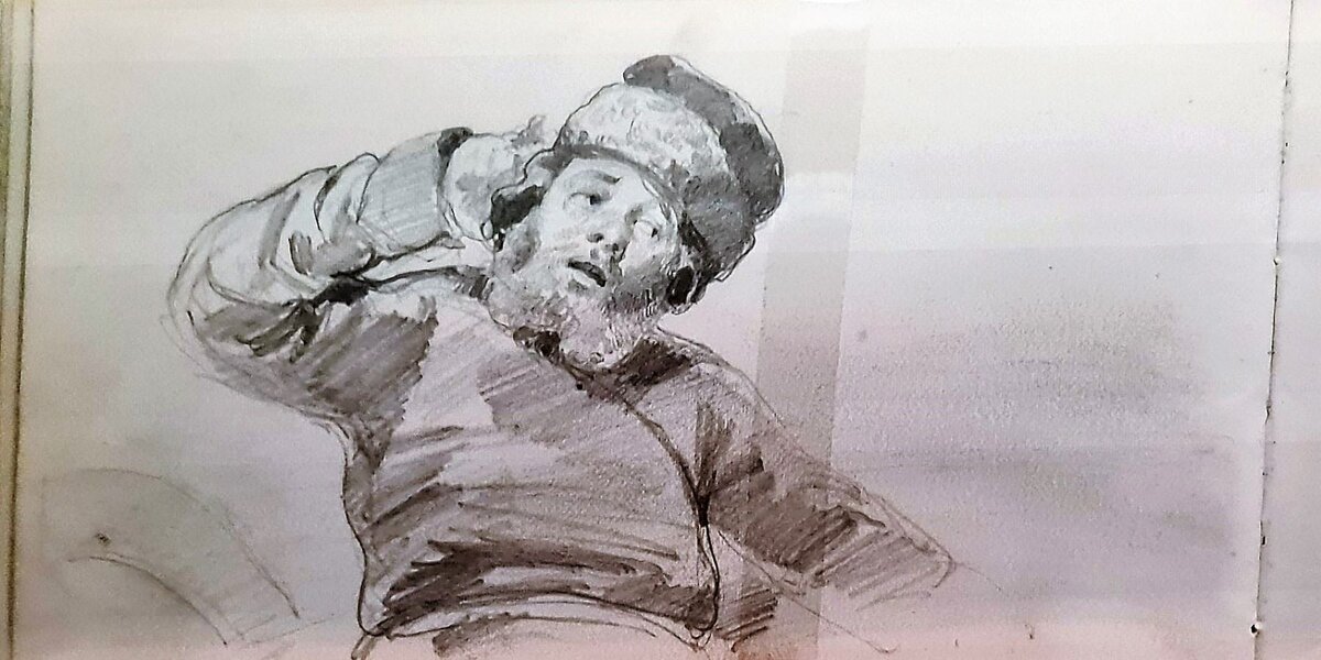 Рисунок из записной книжки великого князя Александра Александровича, 1858-1863 гг. © Государственный архив Российской Федерации