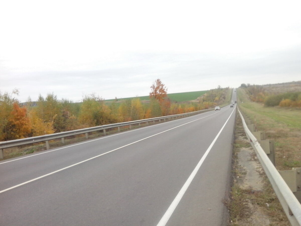 На шоссе Елец-Липецк