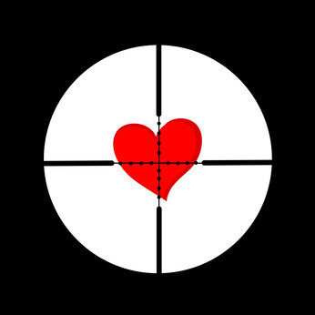 Прицел сердечко. Сердце под прицелом картинки. Мишень сердце. Прицел сердечко. Прицел meopta optika5 4-20x50 rd zplus rd.