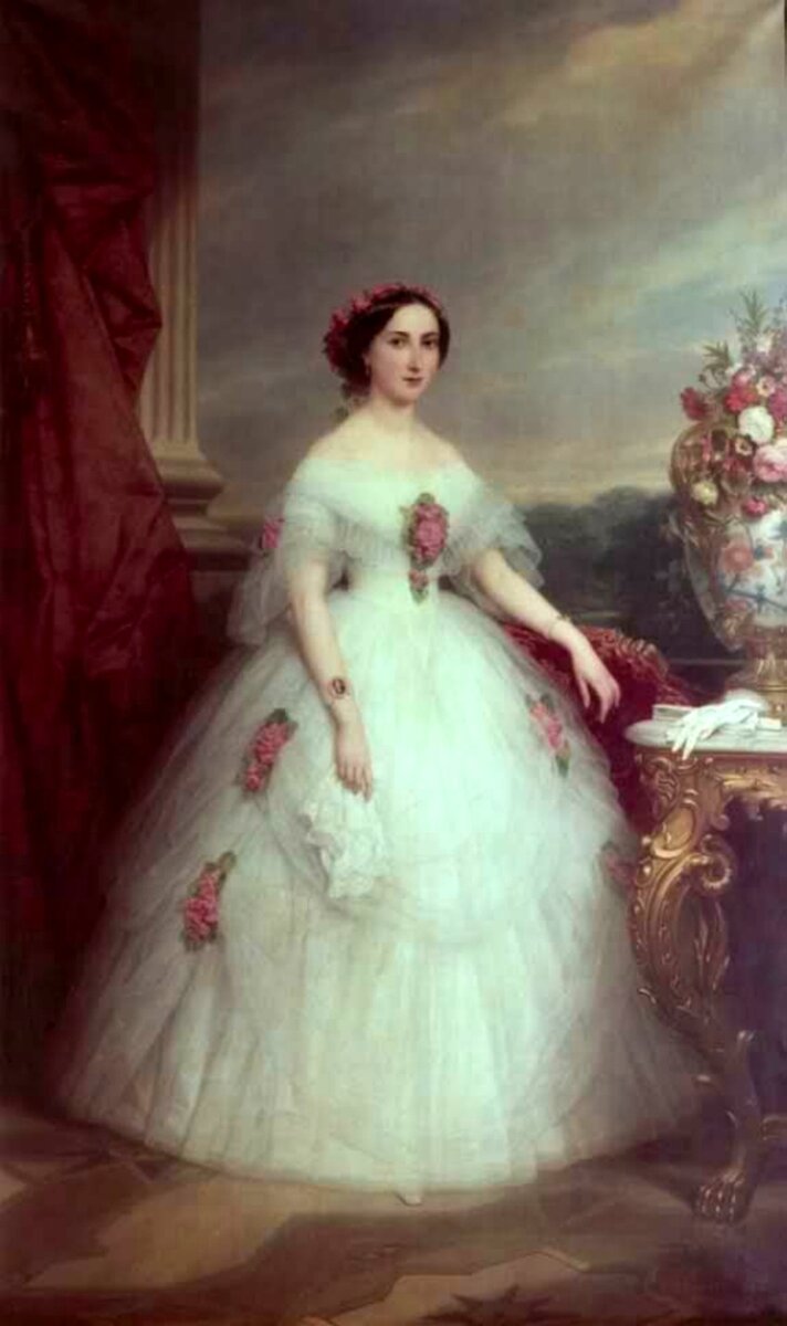 Nicaise de Keyser. Princess Charlotte, 1857 год. Бальное платье.