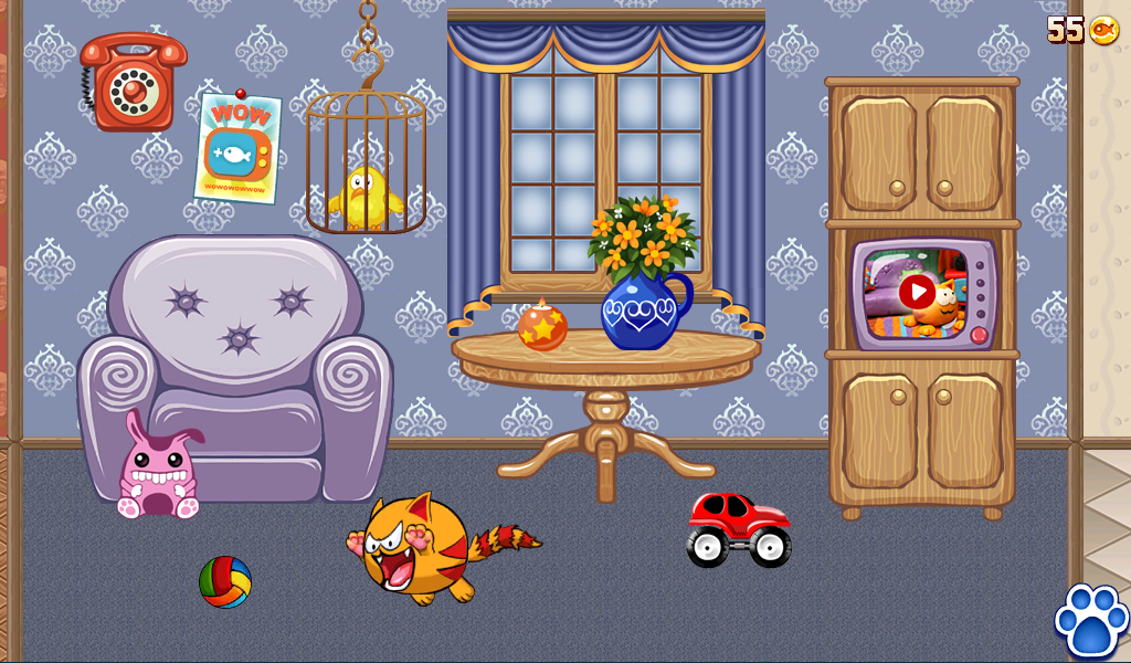 Скриншот из игры МяуСим