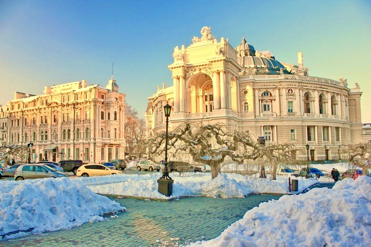 Одесса зимой