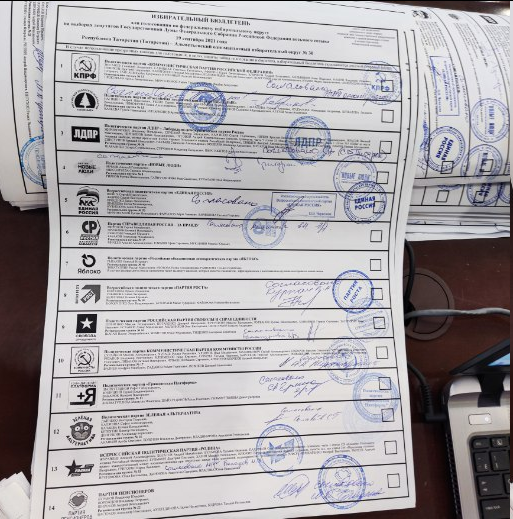 Бюллетень 2021 по партспискам