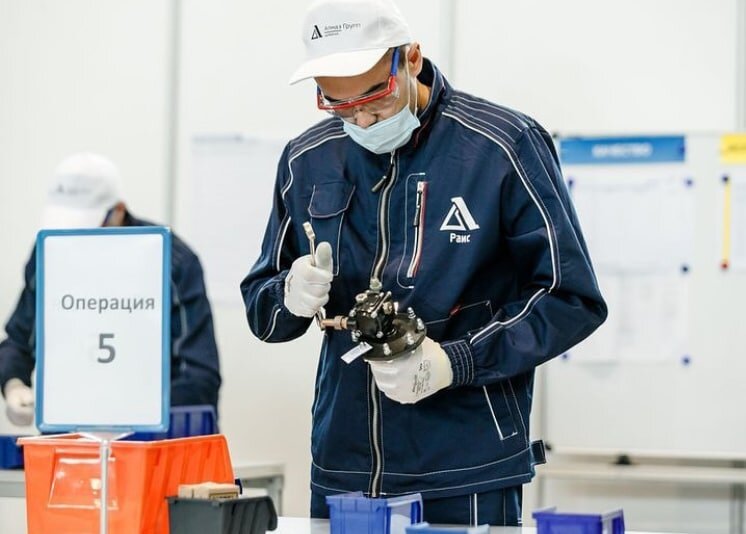 На учебной площадке "Фабрика процессов".