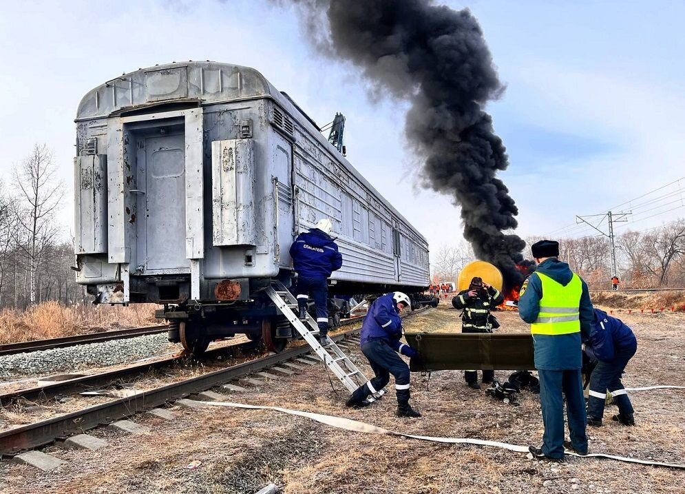 Столкновение поездов 2024