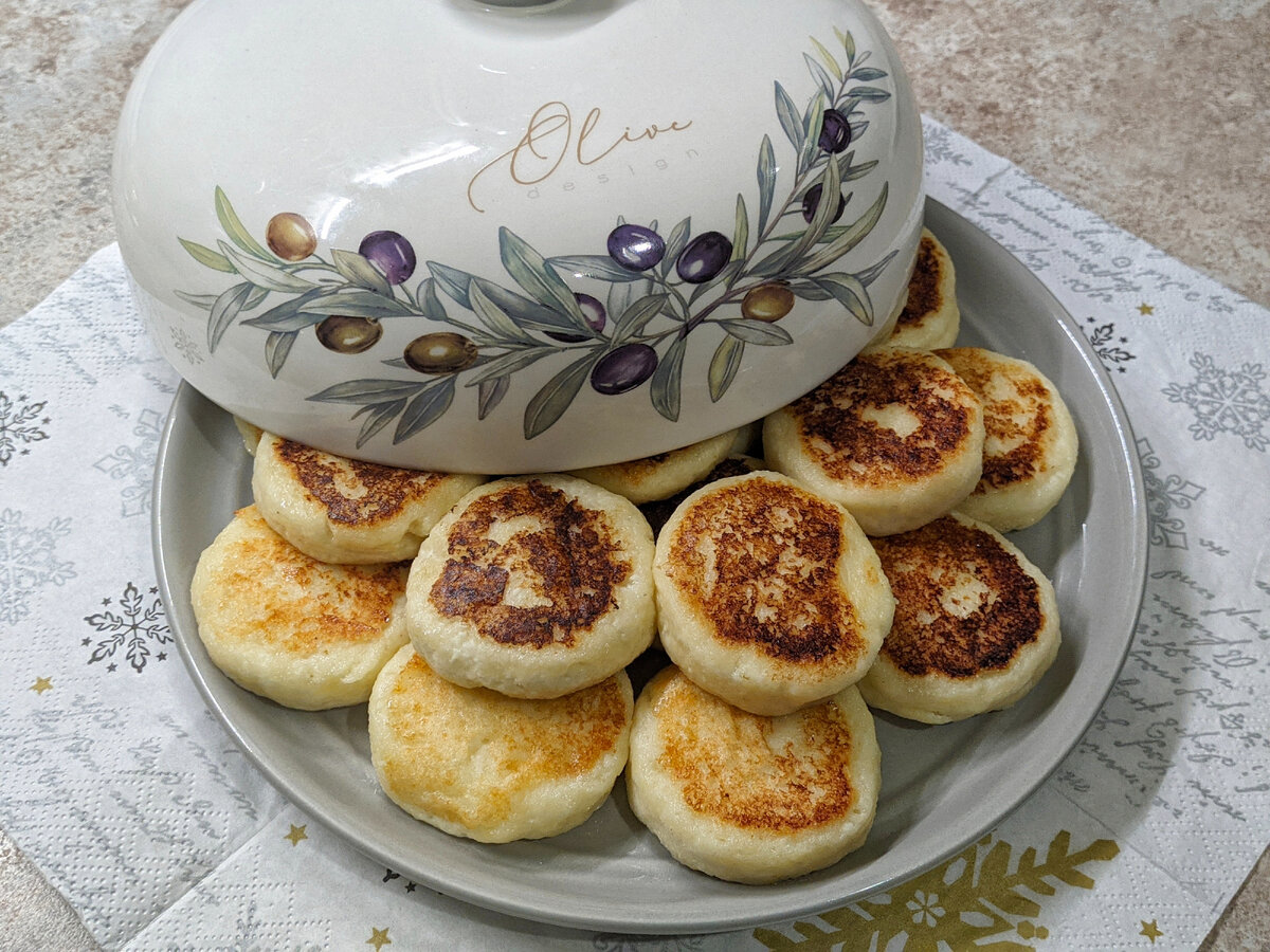 Хорошо, что в морозилке был творог. Вот он плюс заморозки 🙂.