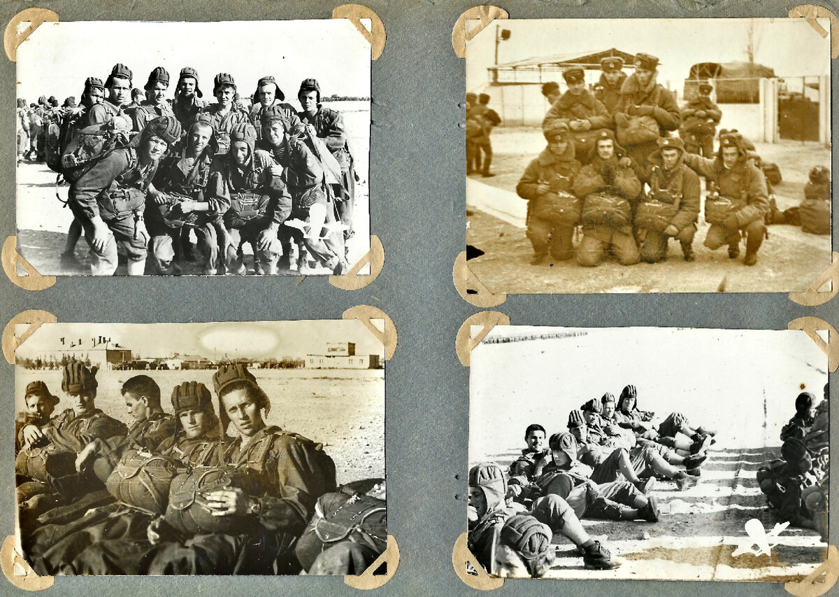 Однополчане автора по первому заходу КТуркВО. Лист альбома.