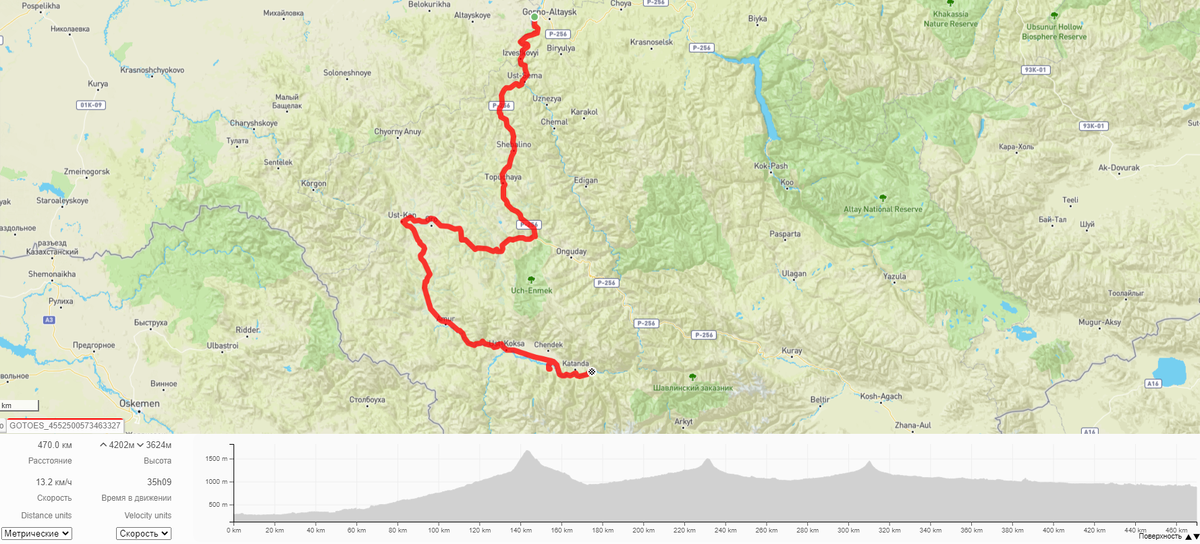 Схема маршрута