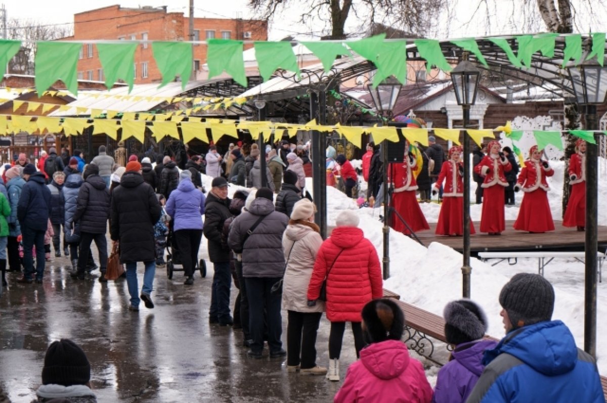    В тульском ремесленном дворе «Добродей» отпраздновали Масленицу