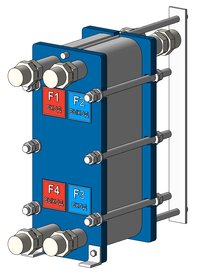Теплообменник с разъёмными соединениями