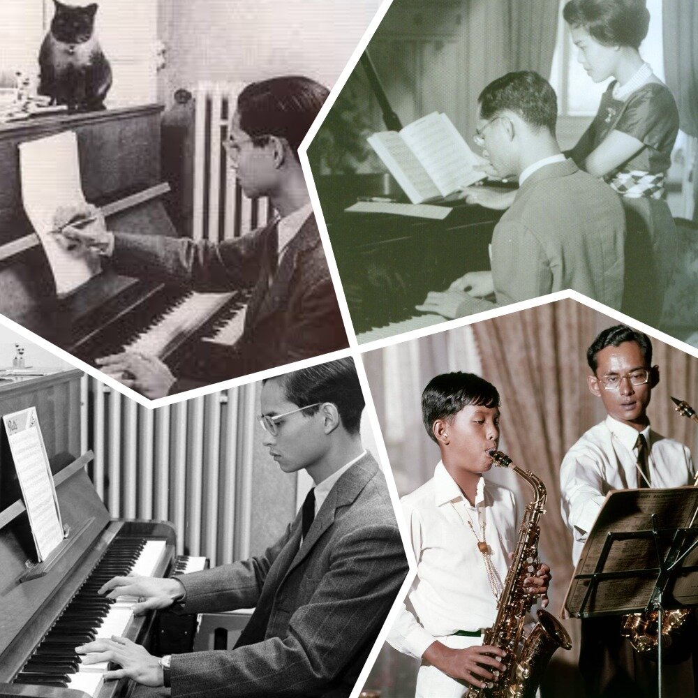 Пхумипон с женой (королевой Сирикит) и сыном (нынешним королем Махой Вачиралонгкорном).