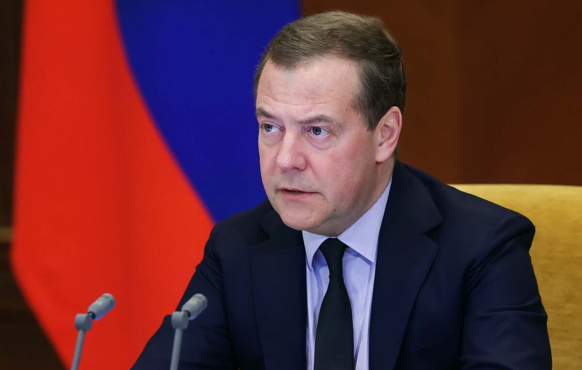    Зампредседателя Совета безопасности РФ Дмитрий Медведев  Екатерина Штукина/POOL/ТАСС