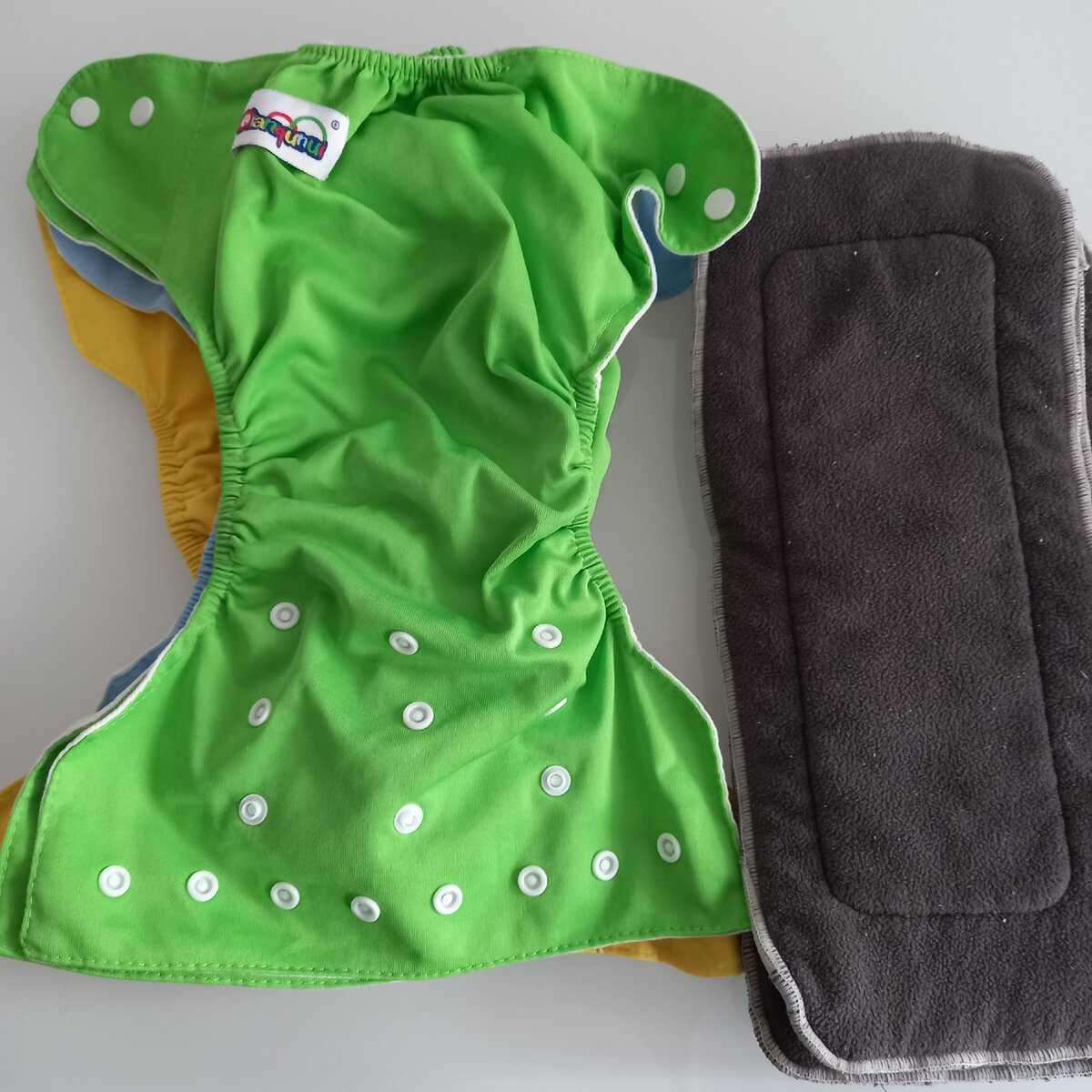 Наши многоразовые подгузники. Фото автора.