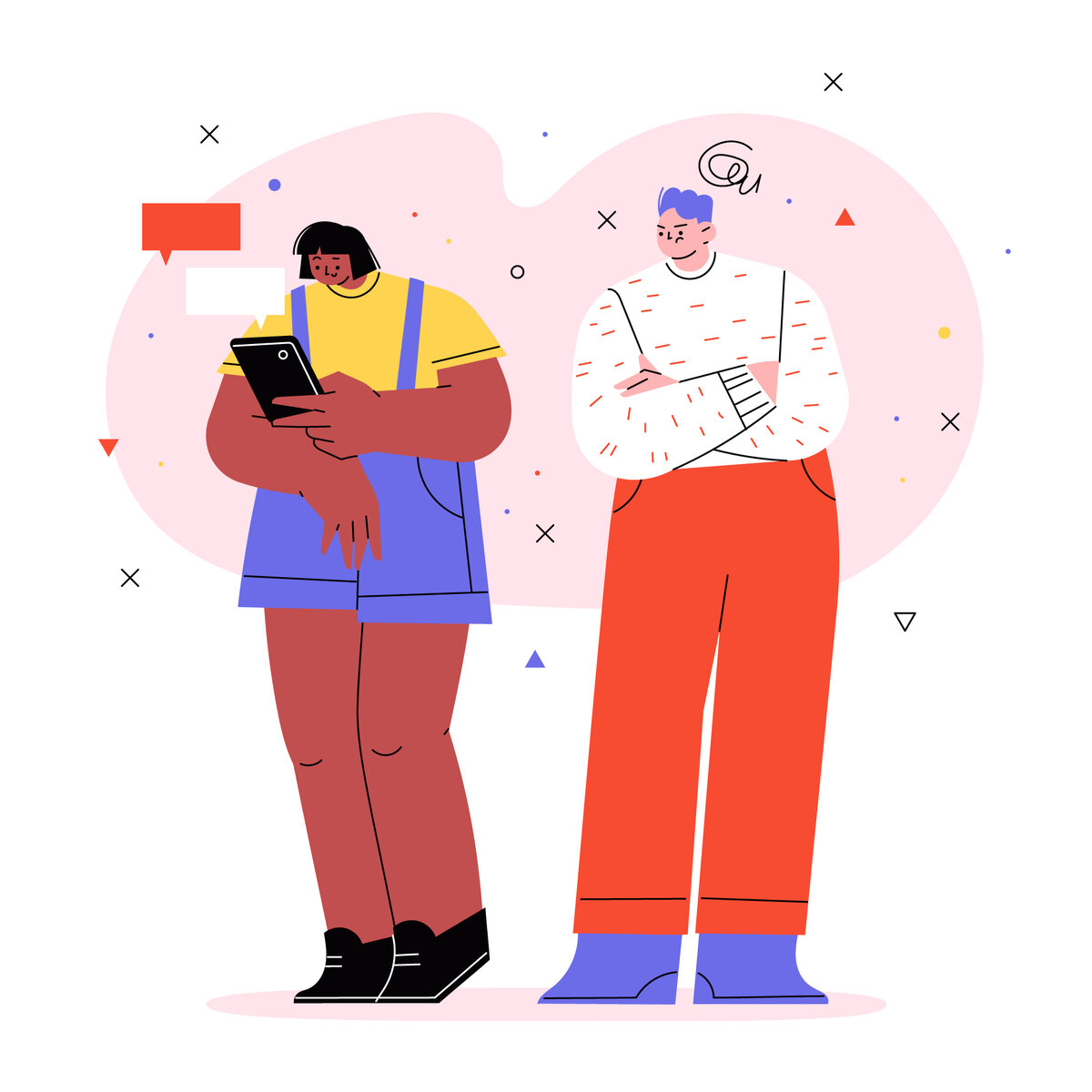 <a href="https://ru.freepik.com/free-vector/hand-drawn-flat-design-jealous-illustration_23987100.htm#page=4&query=flat%20illustration&position=47&from_view=keyword&track=ais">Изображение от pikisuperstar</a> на Freepik