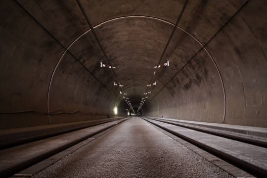    Платформа станции «Физтех» Люблинско-Дмитровской линии метро в монолите готова наполовину