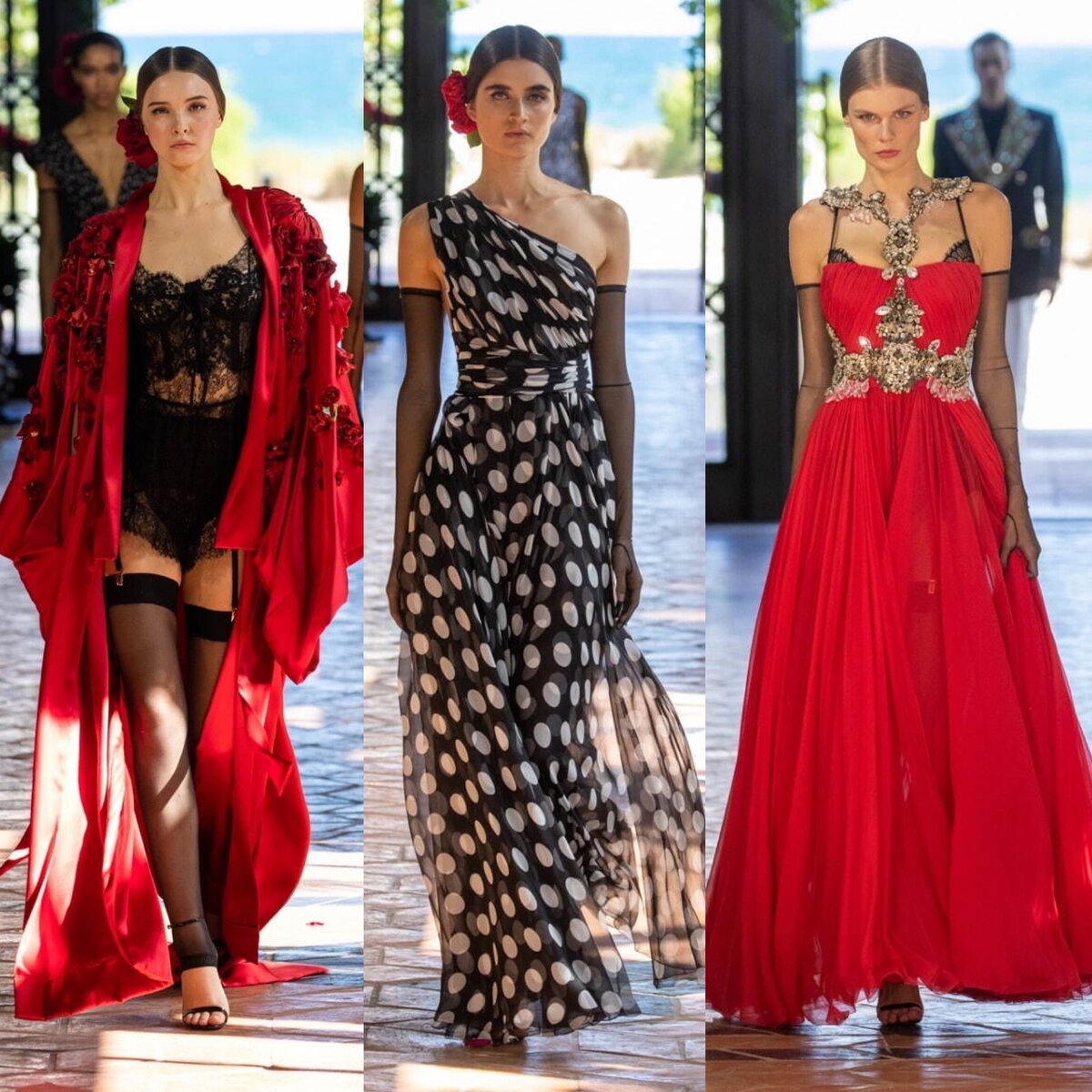 Роскошной коллекции Dolce&Gabbana Spring 2023 Couture посвящается последний обзор этого сезона.
