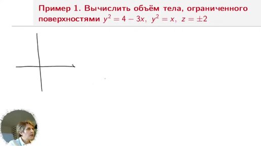 Лекция 13. Вычисление тройного интеграла, примеры