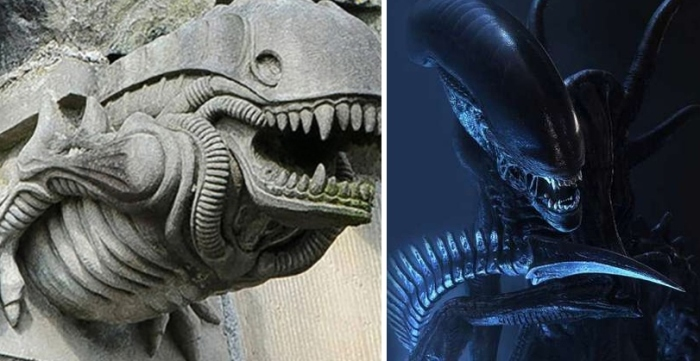 Загадочная гаргулья из аббатства Пэйсли (Шотландия).