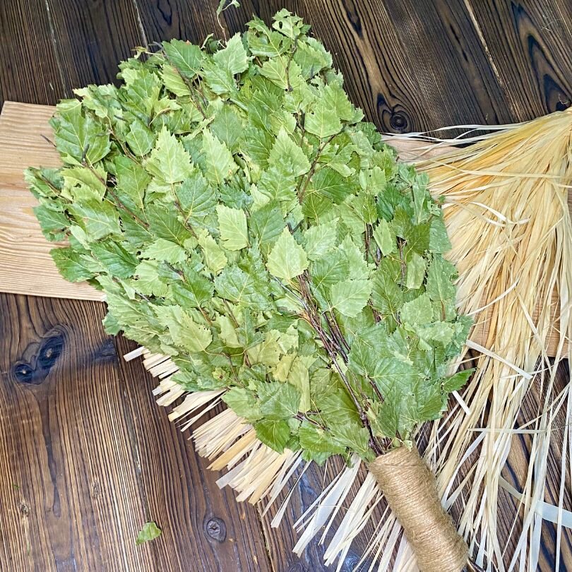 Берёзовый поможет точечно промассировать нужные места