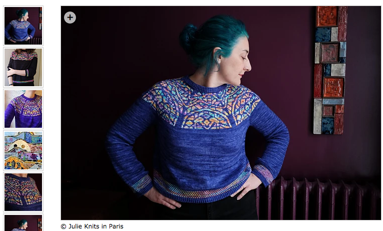 Жюли, свитер "Гауди"