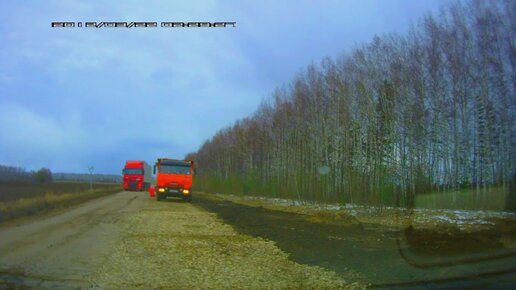 Видео. Участок дороги Большой Сундырь, еду по трассе 97н-029