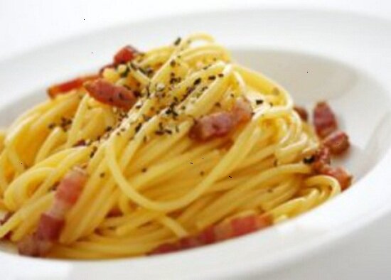 Паста карбонара по-французски