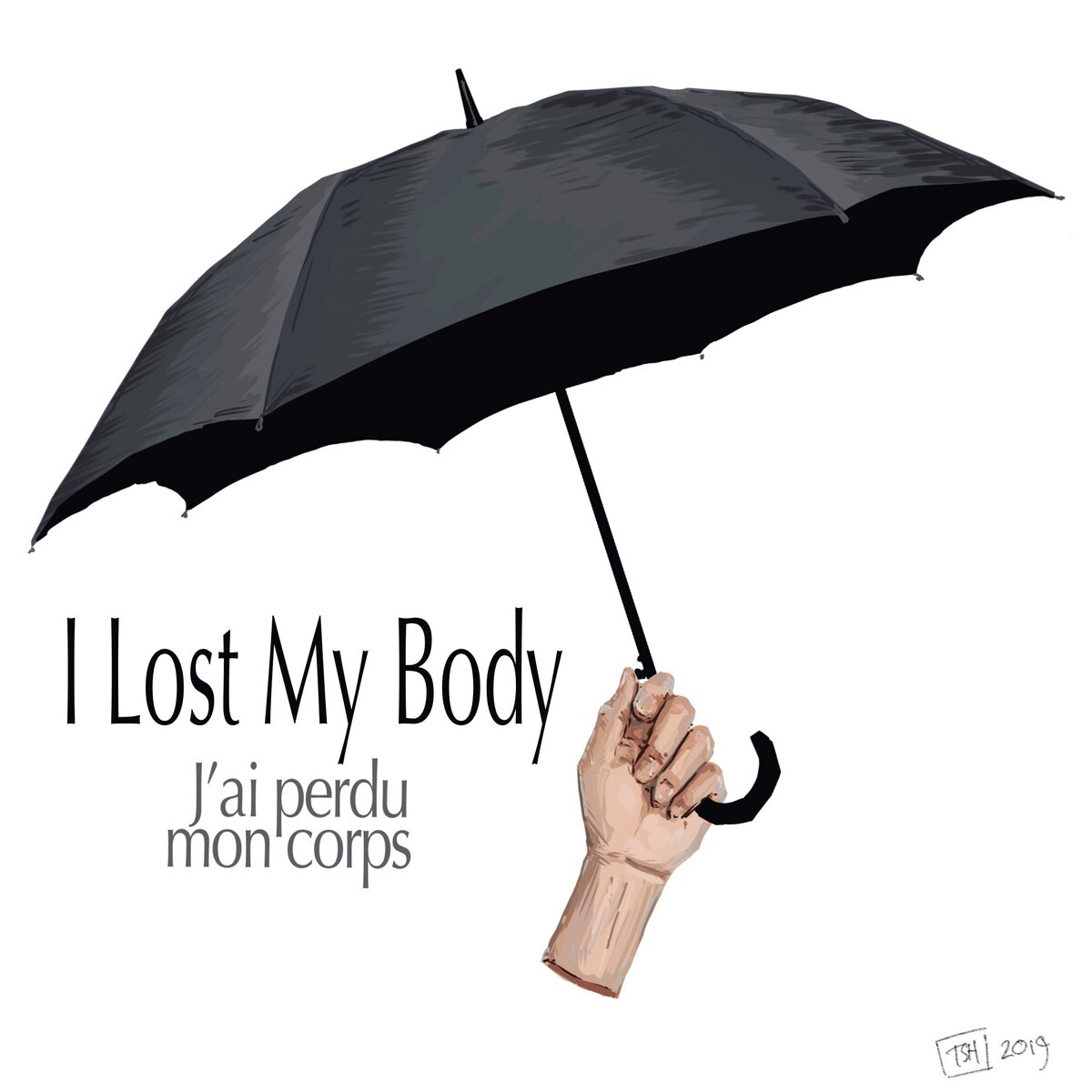 Автор рисунка: Thomas Scott Holland. На изображении — левая кисть, хотя в фильме история о правой руке героя.