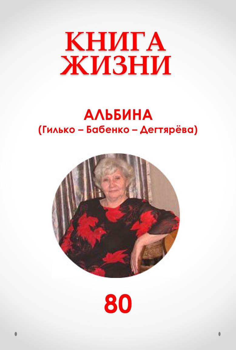 Обложка фотокниги. Подарок маме на юбилей