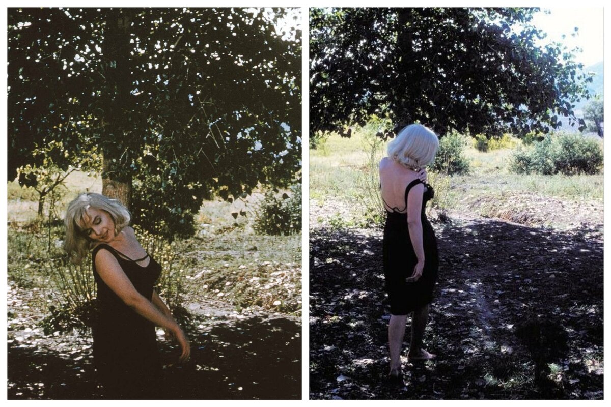 На сьемках фильма "Неприкаянные". 1961 год