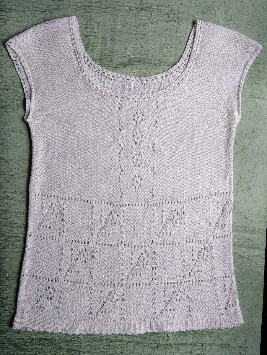 Льняная туника, полочка