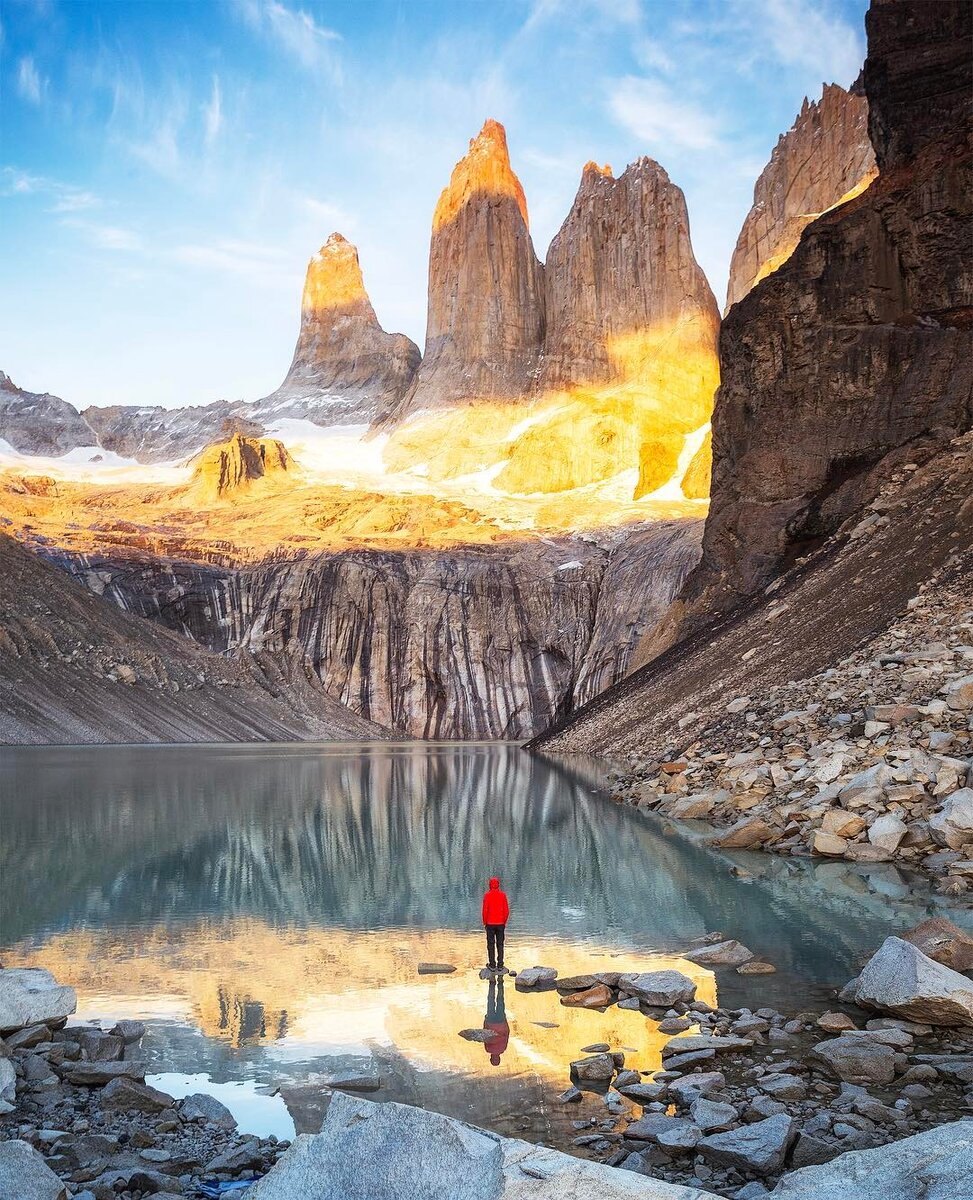 Мирадор Лас Торрес. В Национальном парке Торрес дель Пайне