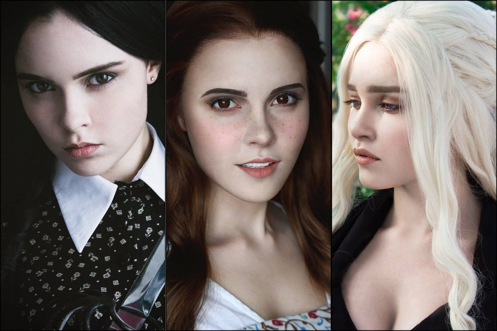 Илона в разных образах.