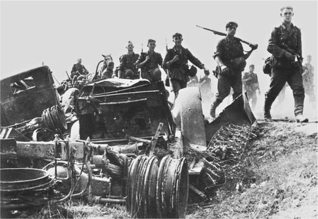                                                      Наступление немцев летом 1941 года