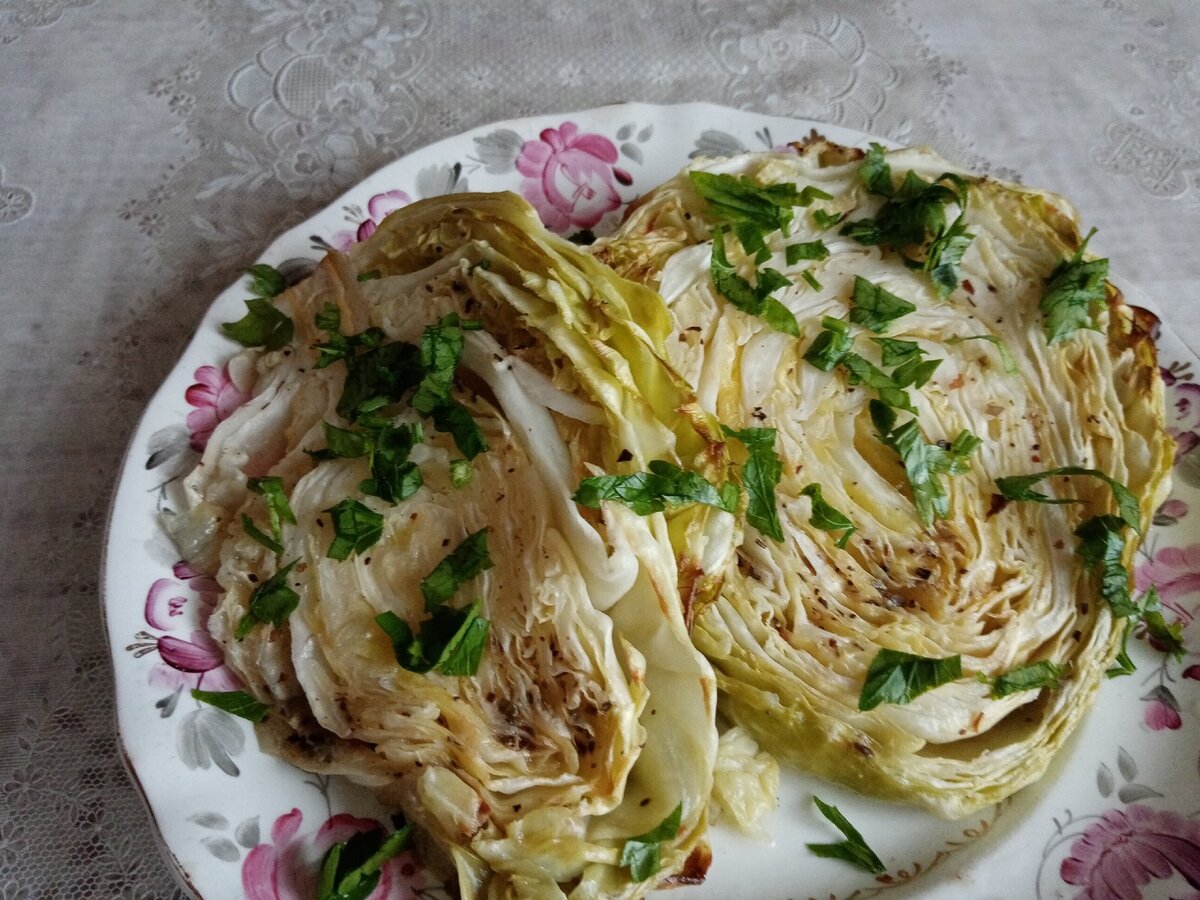Стейк из капусты.
