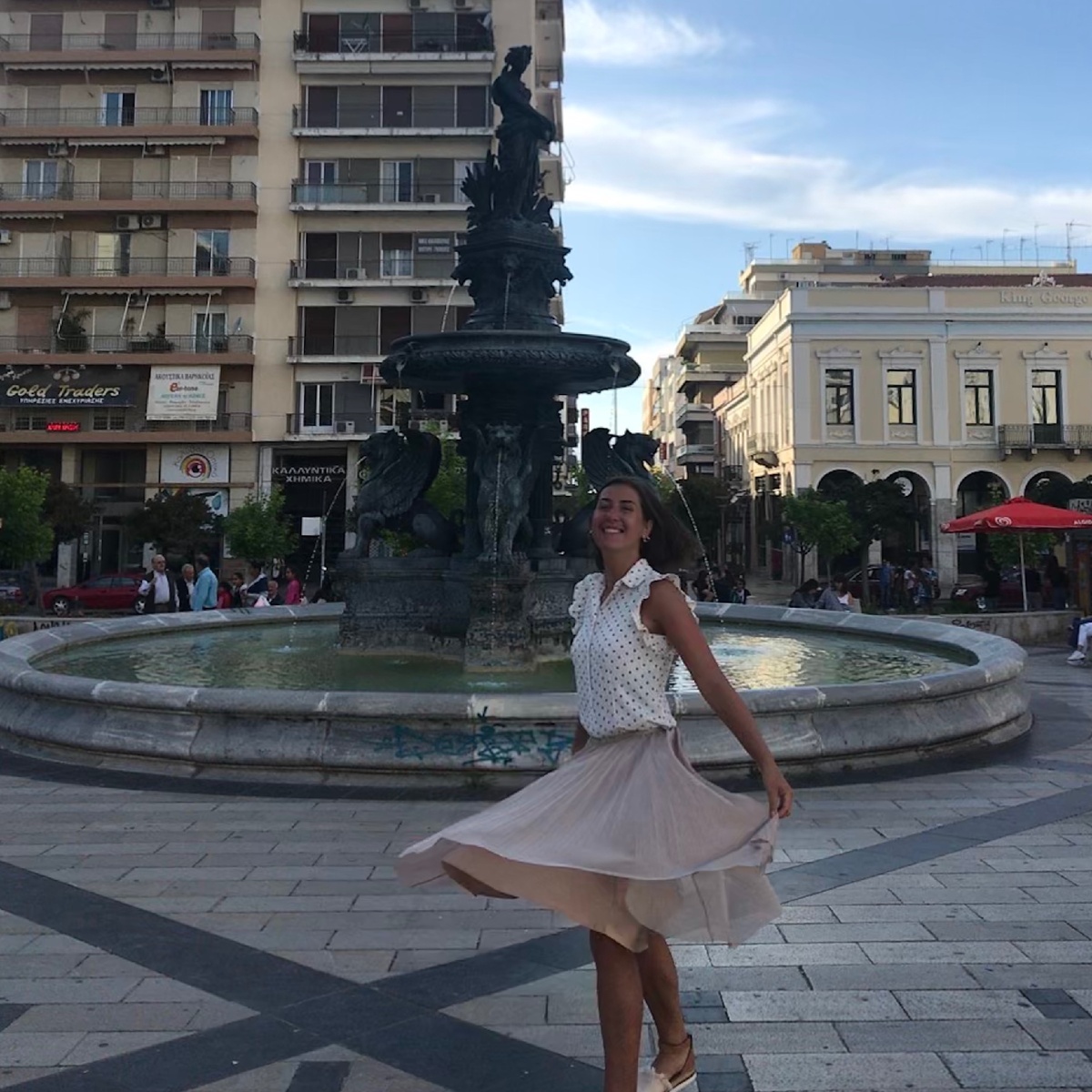 И дневного променада  в Афинах