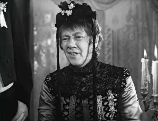 Фаина Раневская в роли из фильма Весна.