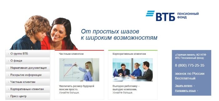 Презентация втб пенсионный фонд