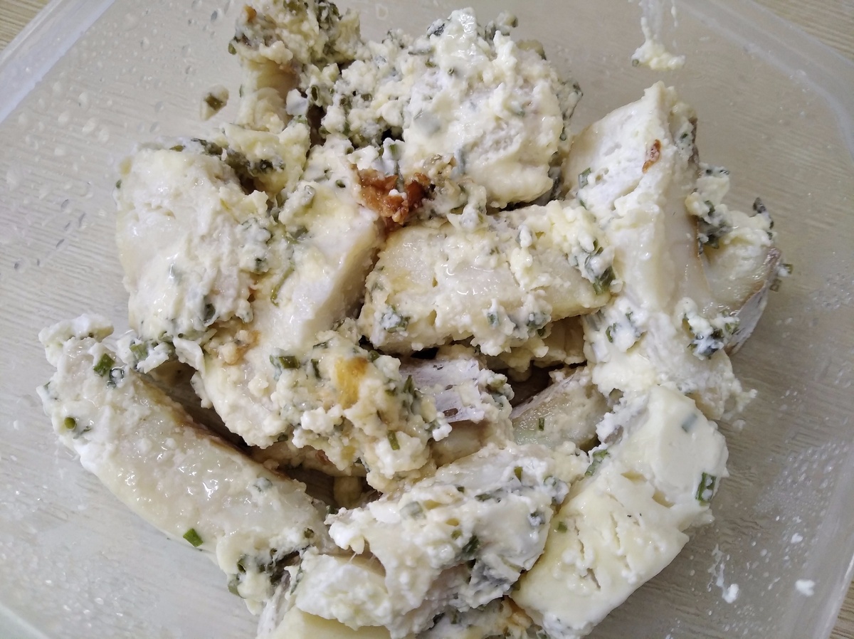 треска только из духовки