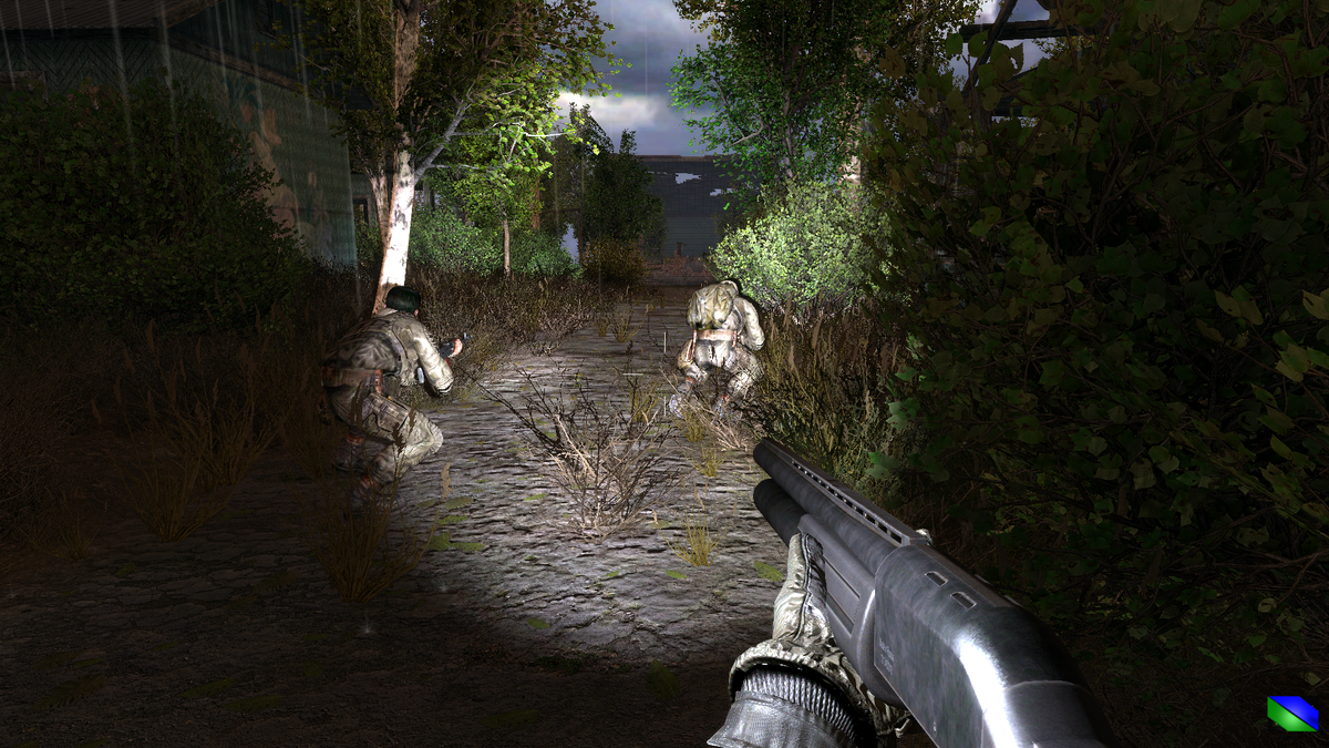 Гонта и Гармата подбираются к химере.