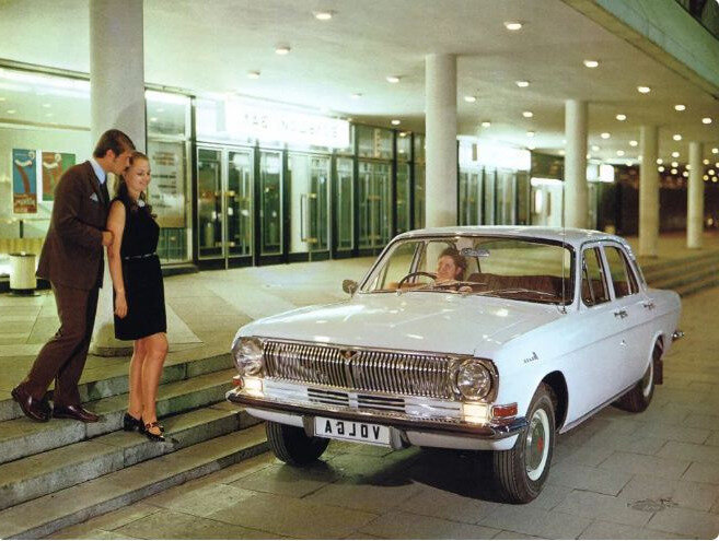 вид спереди "Волга"