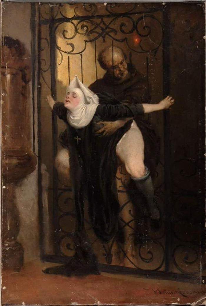 «Грех», 1880 г. Холст, масло. Лувр, Париж 