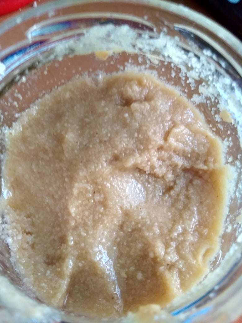 мёд+молотый кунжут