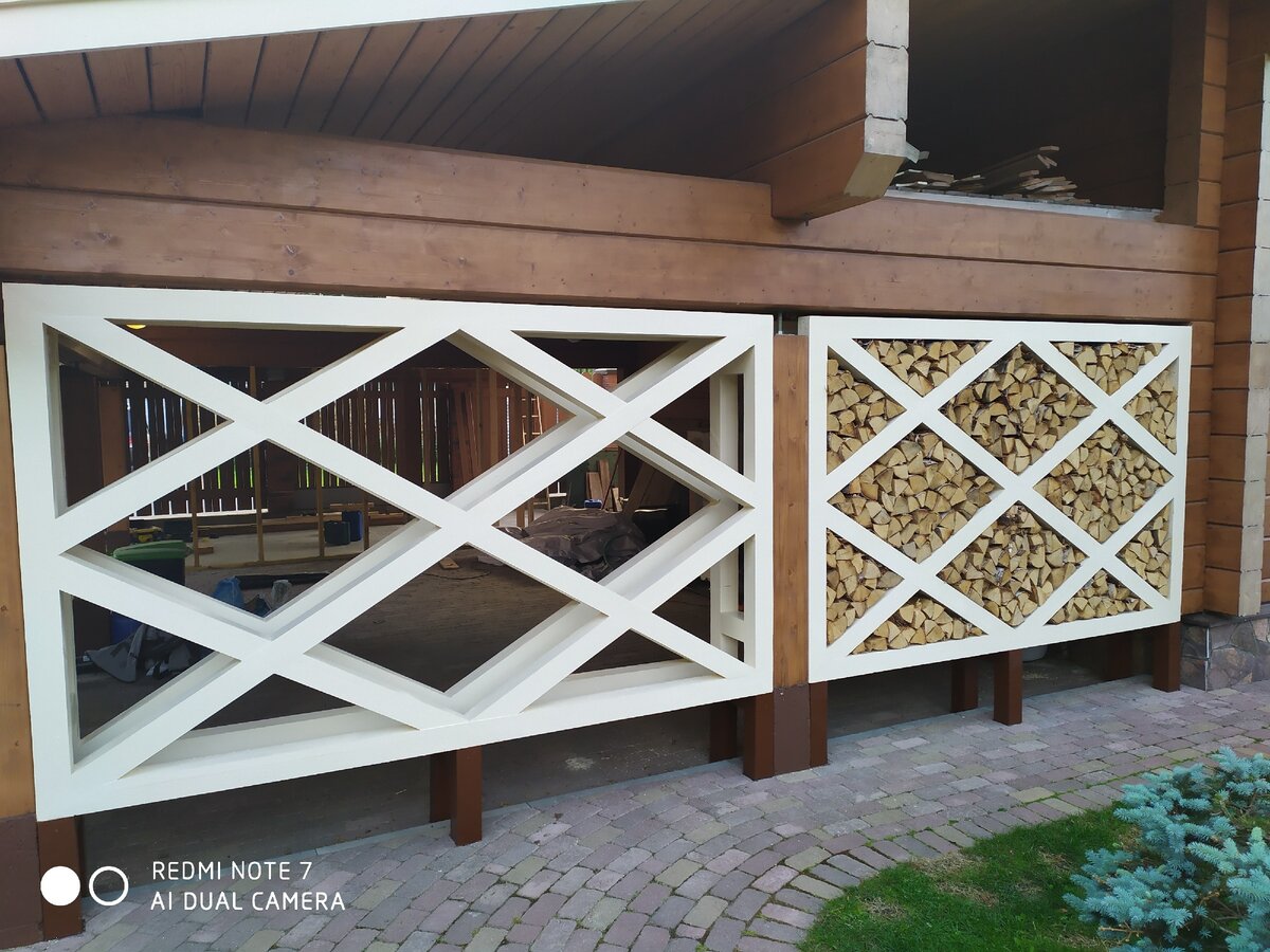 два дровничка под заготовку дров