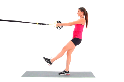 Приседания на одной ноге