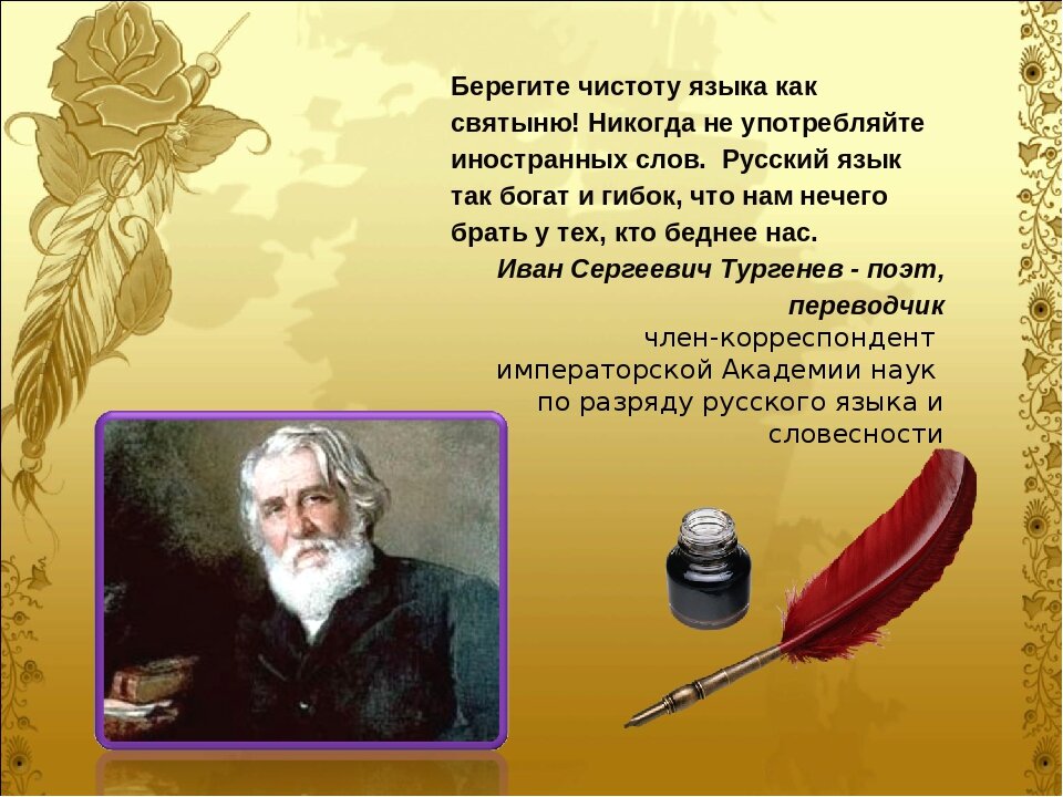 Проект на тему за чистоту русского языка