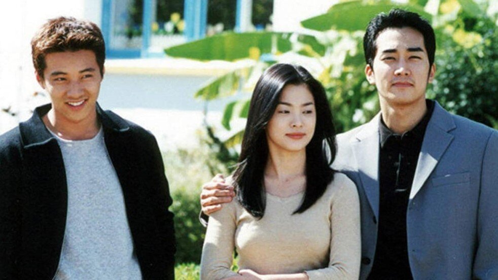 Актеры, сыгравшие главные роли в дораме "Осень в моем сердце, Вон Бин, Сон Хе Гё и Сон Сын Хон