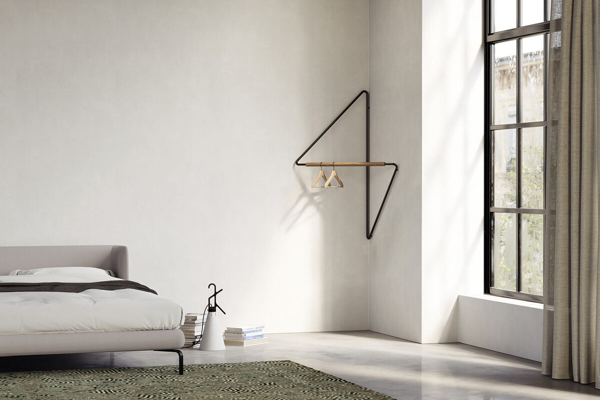 угловая вешалка для одежды Ugao