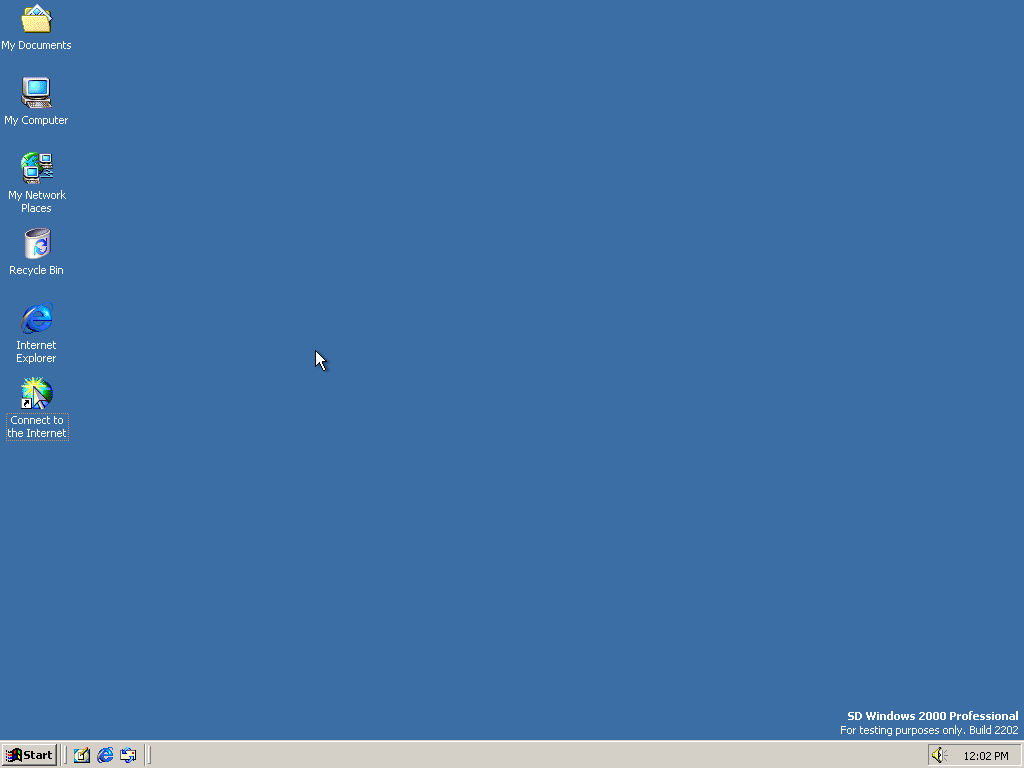 Правда, нет отличий от Windows 2000? Это build 2202.