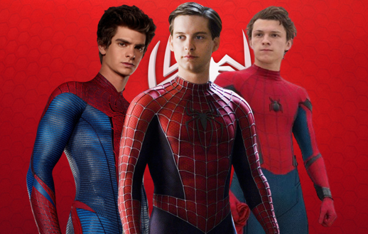 Эндрю Гарфилд, Тоби Магуайр, Томом Холландом