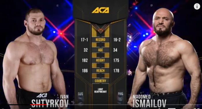 Видео запись боя Магомед Исмаилов vs Иван Штырков
